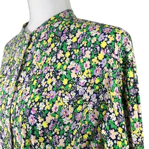 Maeve* By Anthropologie Small Multi-Color Floral Print women’s Long-Sleeve Blous - Picture 3 of 13